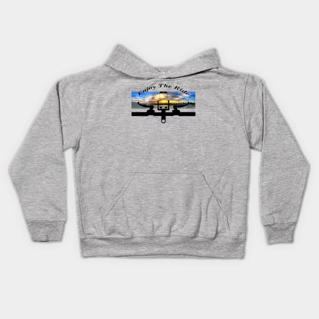 Enjoy The Ride Kids Hoodie by CreativePhil